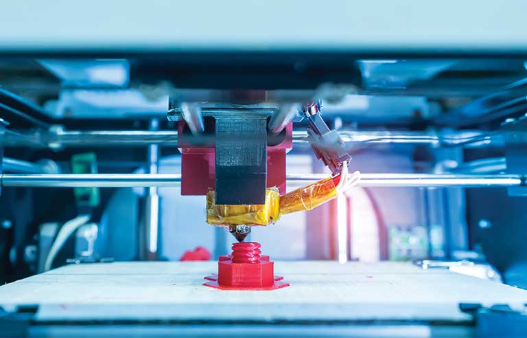 3D printing has low upfront costs compared to that of die cutting, laser cutting, or plasma cutting